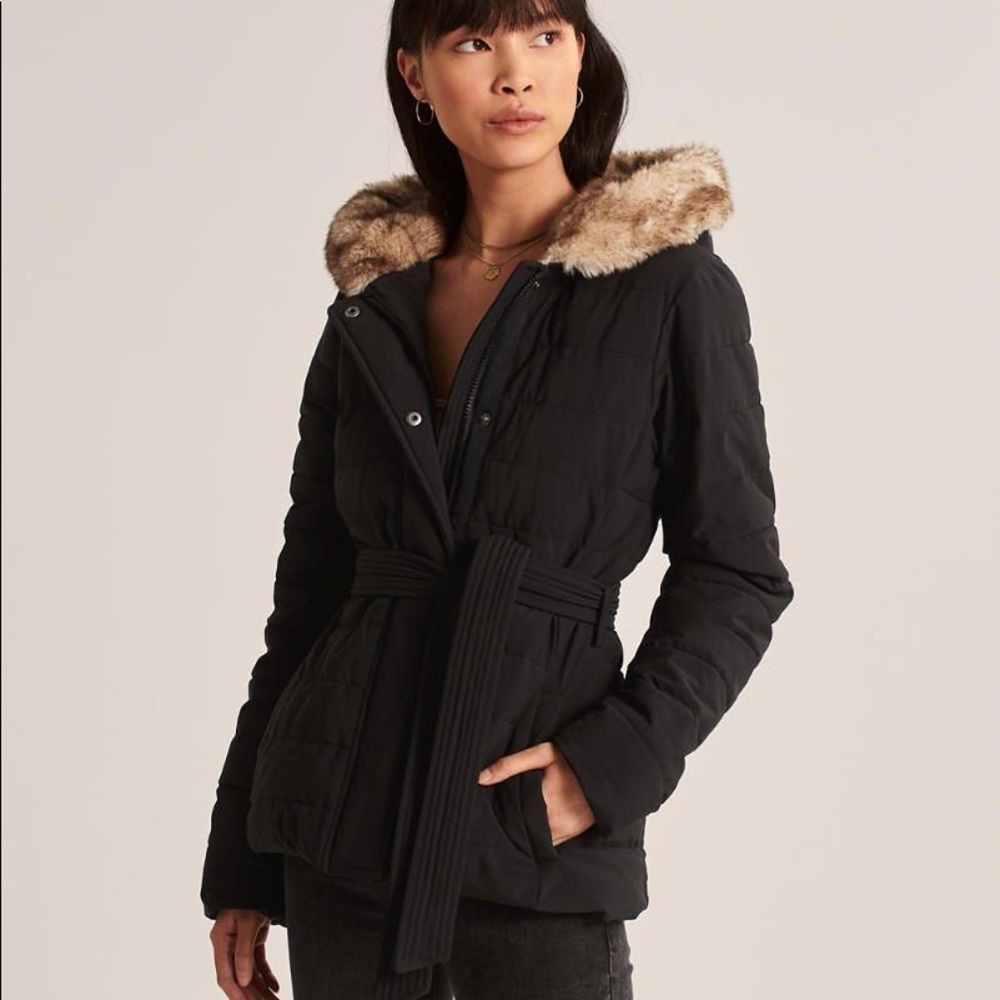 Abercrombie & Fitch Belted Jacket